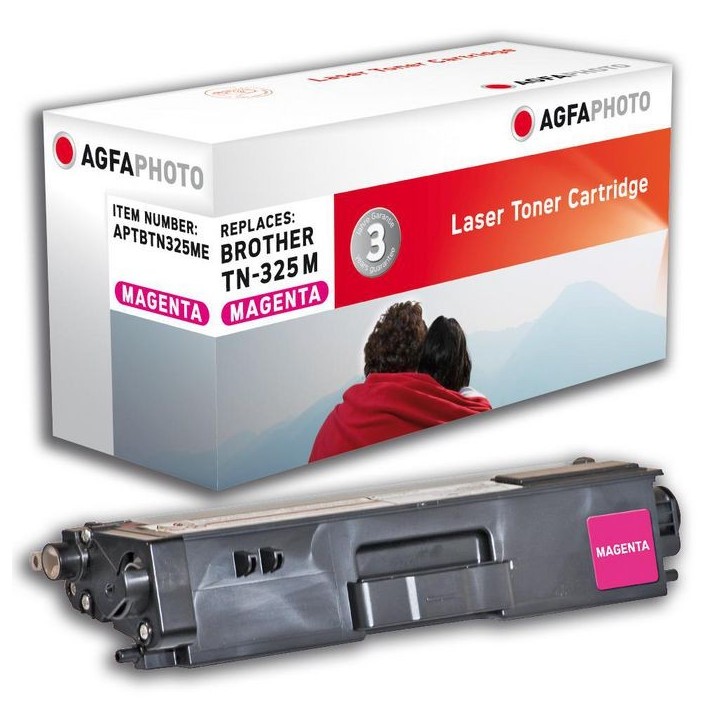 APTBTN325ME AgfaPhoto 3500 pages, Magenta TN325M, TN-325 M, APTBTN325ME