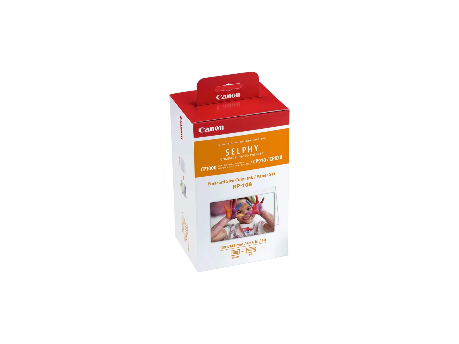 8568B001 8568B001 Canon RP-108 Colour Ink + 100 x 148 mm Paper Set, 108 Sheets 8568B001 8568B001 Canon RP-108 Colour Ink + 100 x 148 mm Paper Set, 108 Sheets