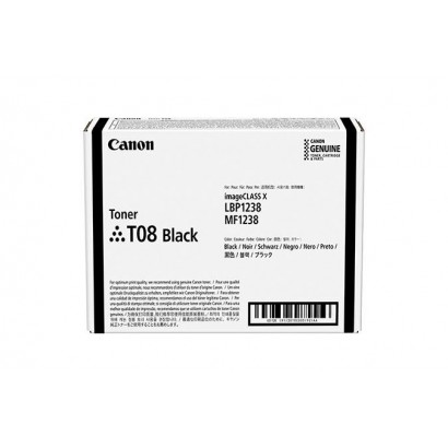 3010C006 3010C006 Canon Toner T08 Black Toner Cartridge 1 Pc(S) Original