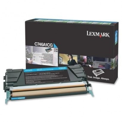 C746A1CG C746A1CG Lexmark C746, C748 Cyan Return Program Toner Cartridge 32IC746A1CG