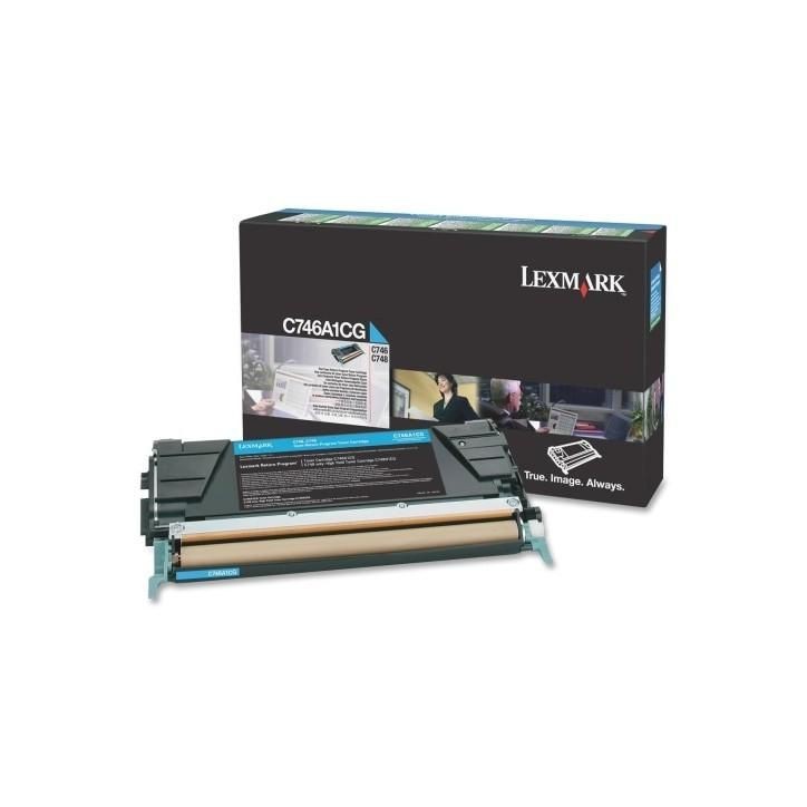 C746A1CG Lexmark C746, C748 Cyan Return Program Toner Cartridge 32IC746A1CG C746A1CG Lexmark C746, C748 Cyan Return Program Toner Cartridge 32IC746A1CG