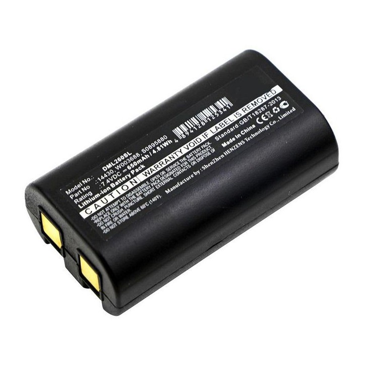 MBXPR-BA002 CoreParts Battery for M&DYMO Printer 4.8Wh Li-ion 7.4V 650mAh Black, 14430, 1758458 S0895880 260P, 280, LabelManager