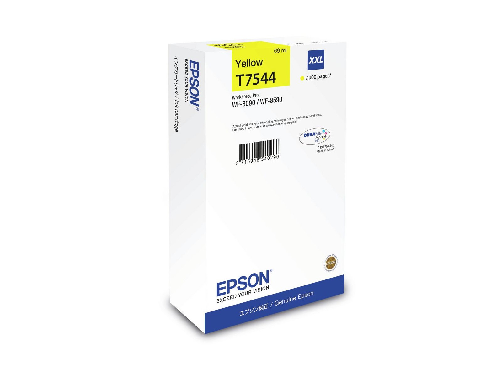 C13T754440 C13T754440 Epson WF-8090 / WF-8590 Ink Cartridge XXL Yellow