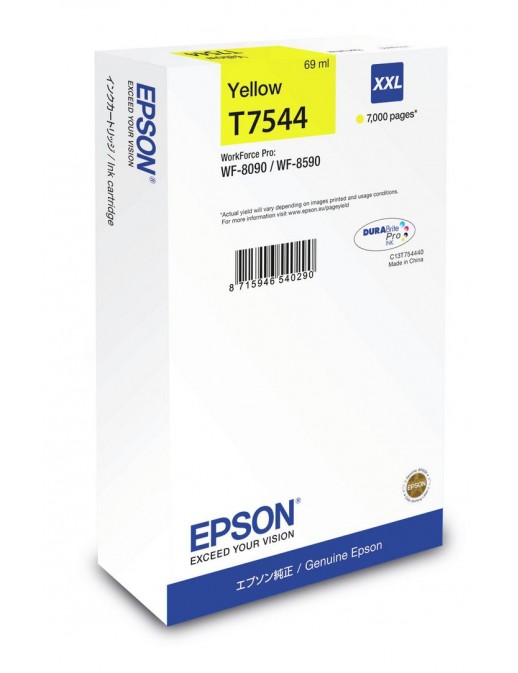 C13T754440 C13T754440 Epson WF-8090 / WF-8590 Ink Cartridge XXL Yellow