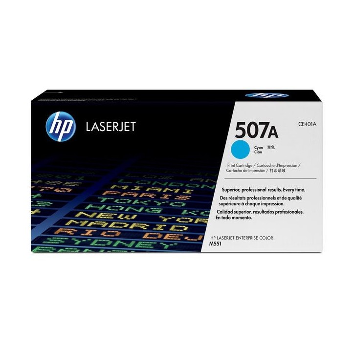 CE401A HP 507A Cyan Original LaserJet Toner Cartridge 649500