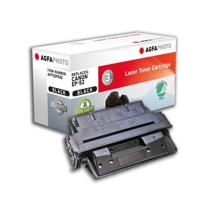 APTCEP52E AgfaPhoto 10000 page yield, f/Canon, Black APTCEP52E AgfaPhoto 10000 page yield, f/Canon, Black