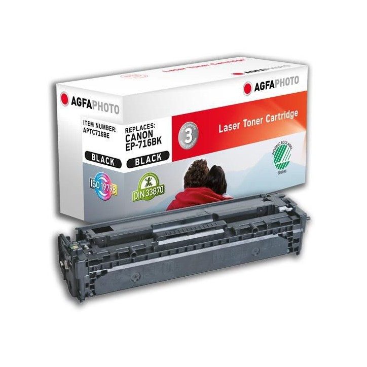 APTC716BE AgfaPhoto Black, 1400p, Canon LBP 5050 APTC716BE AgfaPhoto Black, 1400p, Canon LBP 5050