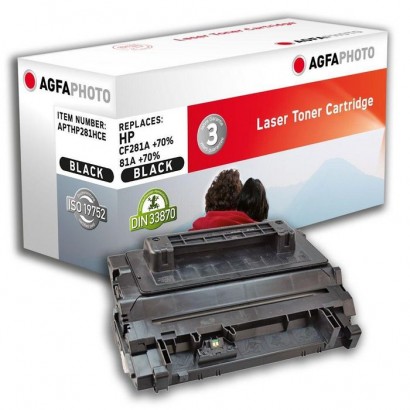 APTHP281HCE AgfaPhoto Toner Cartridge for HP LaserJet Enterprise M604, 18000 pages, Black