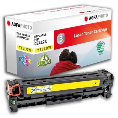 APTHP412XE AgfaPhoto 3200 page yield, f/HP, yellow