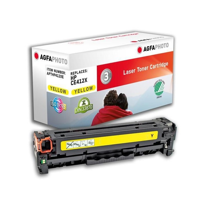 APTHP412XE AgfaPhoto 3200 page yield, f/HP, yellow