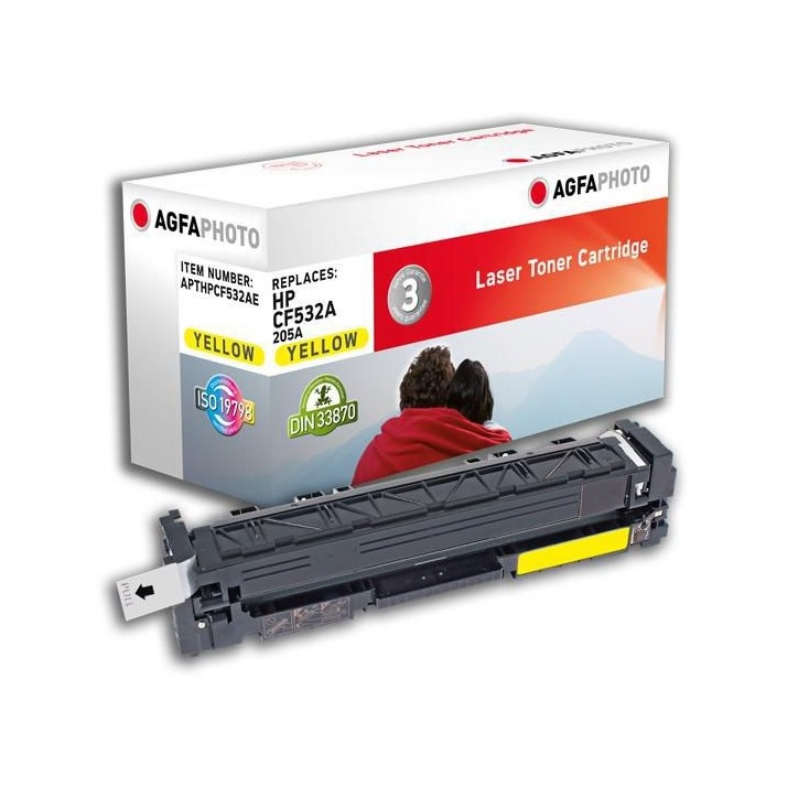 APTHPCF532AE AgfaPhoto Toner Cartridge for HP Color LaserJet Pro MFP M180, 900 pages, Yellow