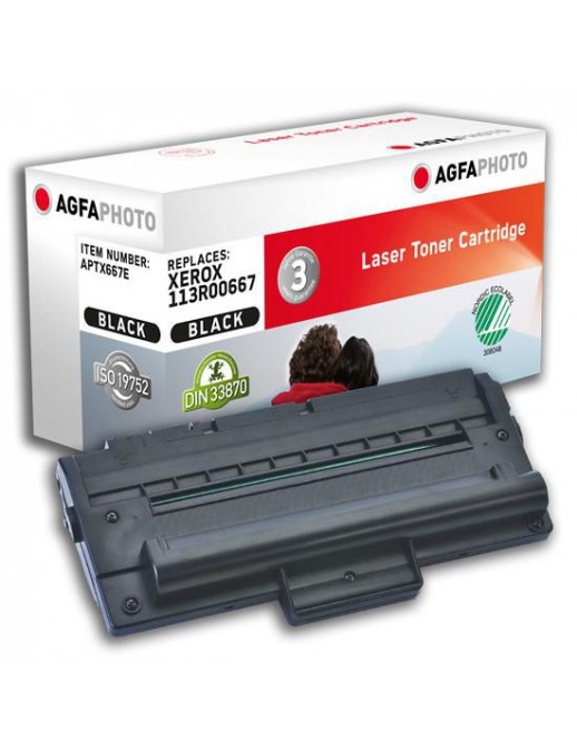 APTX667E AgfaPhoto Xerox 113R00667, 3500 page yield, Black