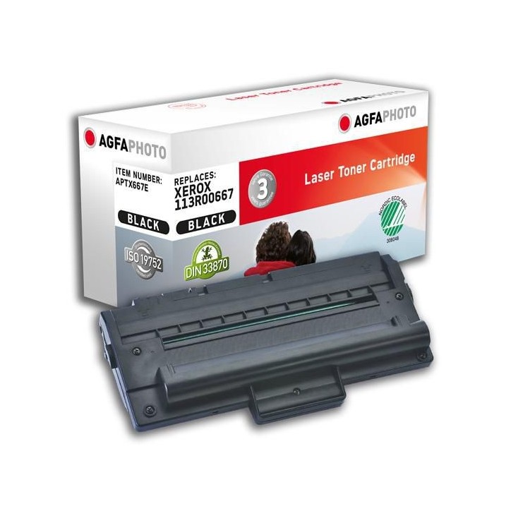 APTX667E AgfaPhoto Xerox 113R00667, 3500 page yield, Black