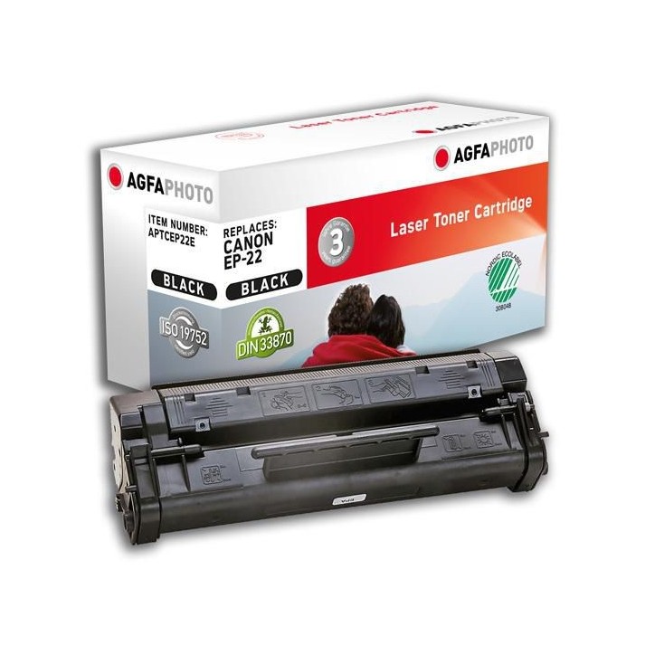 APTCEP22E AgfaPhoto 2500 page yield, f/Canon, Black
