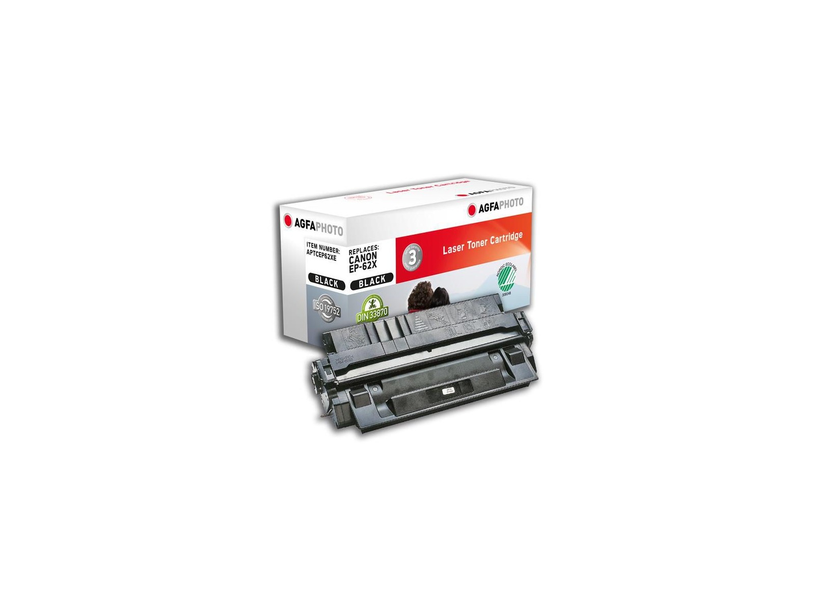 APTCEP62XE APTCEP62XE AgfaPhoto 10000 page yield, f/Canon, Black APTCEP62XE APTCEP62XE AgfaPhoto 10000 page yield, f/Canon, Black