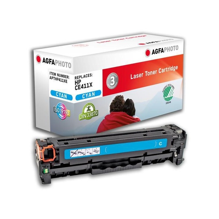 APTHP411XE AgfaPhoto 3200 page yield, f/HP, cyan