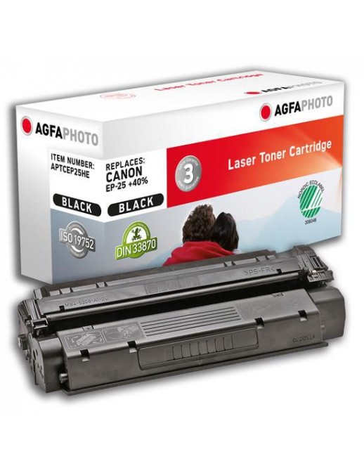 APTCEP25HE APTCEP25HE AgfaPhoto 3500 page yield, f/Canon, Black