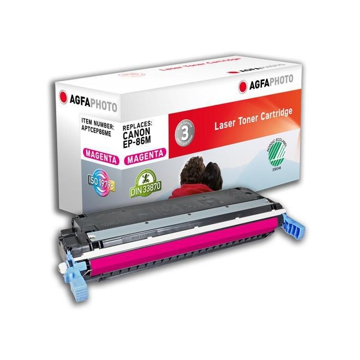 APTCEP86ME AgfaPhoto 12000 page yield, f/Canon, Magenta