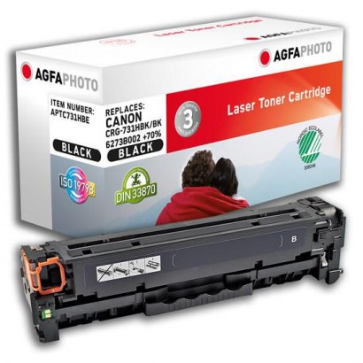 APTC731HBE AgfaPhoto Toner Cartridge for Canon i-SENSYS LBP7110Cw, 2400 pages, Black