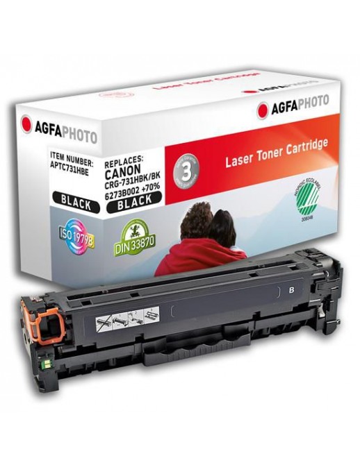 APTC731HBE AgfaPhoto Toner Cartridge for Canon i-SENSYS LBP7110Cw, 2400 pages, Black