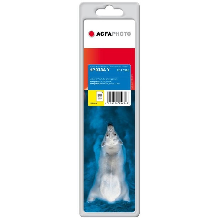 APHP913AY AgfaPhoto Yellow, 3000p, HP PageWide 352/377/452/477