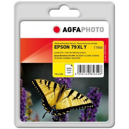 APET790YD AgfaPhoto Ink Cartridge for Epson WorkForce Pro WF-5620DWF, Yellow, 2000 pages