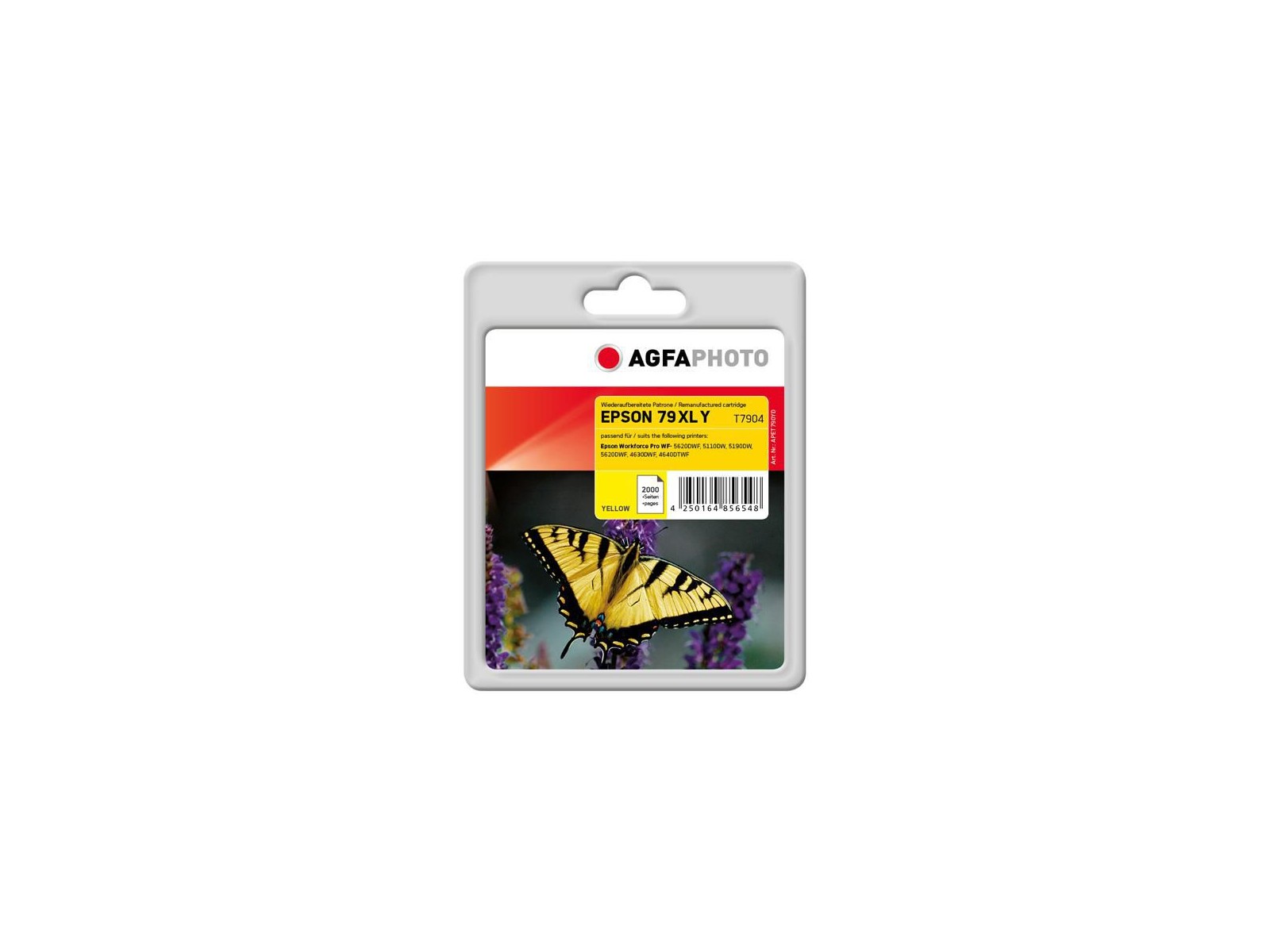 APET790YD APET790YD AgfaPhoto Ink Cartridge for Epson WorkForce Pro WF-5620DWF, Yellow, 2000 pages APET790YD APET790YD AgfaPhoto Ink Cartridge for Epson WorkForce Pro WF-5620DWF, Yellow, 2000 pages