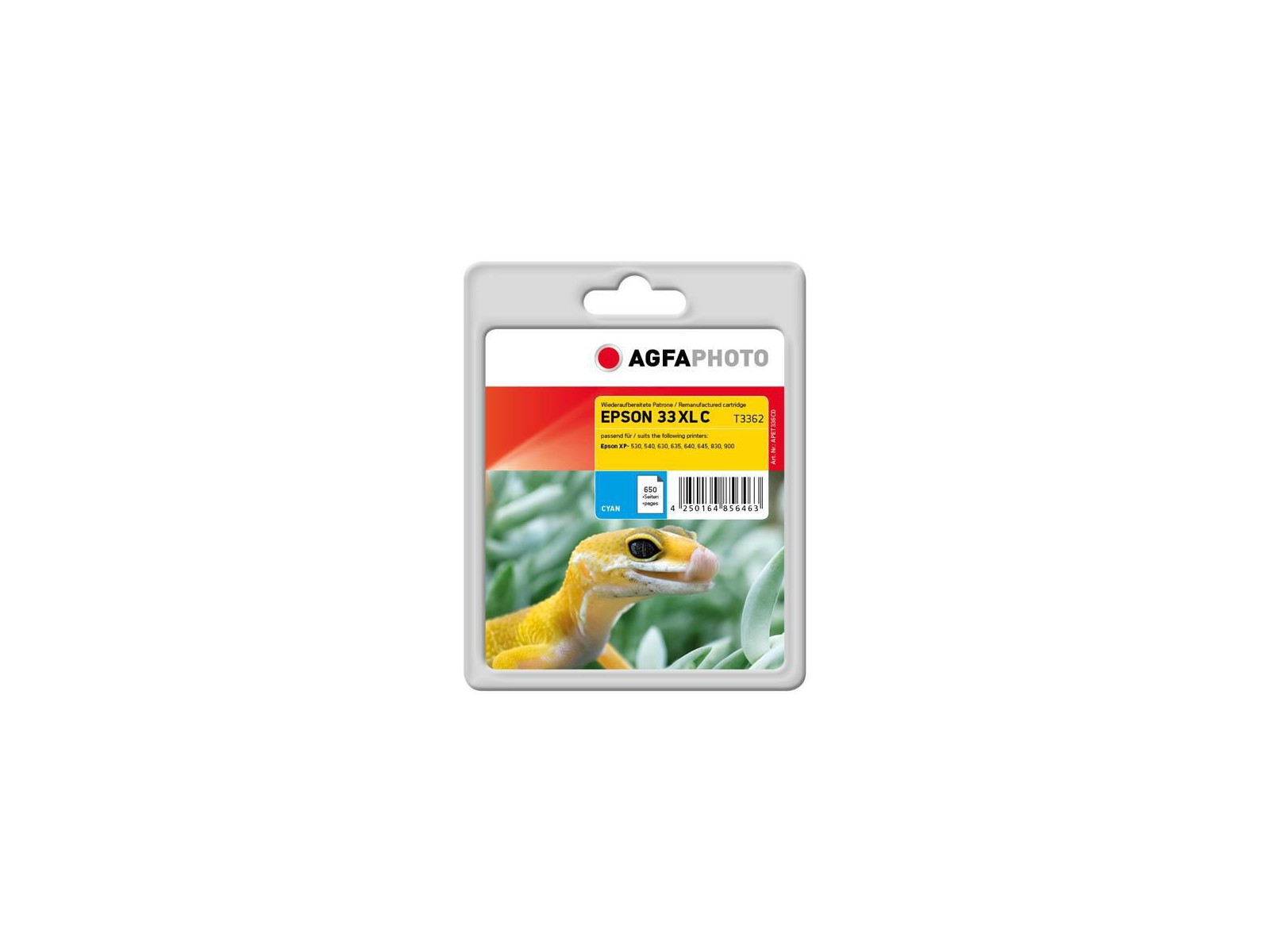APET336CD APET336CD AgfaPhoto Ink Cartridge for Epson Expression Premium XP-530, Cyan, 650 pages APET336CD APET336CD AgfaPhoto Ink Cartridge for Epson Expression Premium XP-530, Cyan, 650 pages