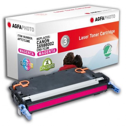 APTC711ME APTC711ME AgfaPhoto 6000 page yield, f/Canon, Magenta