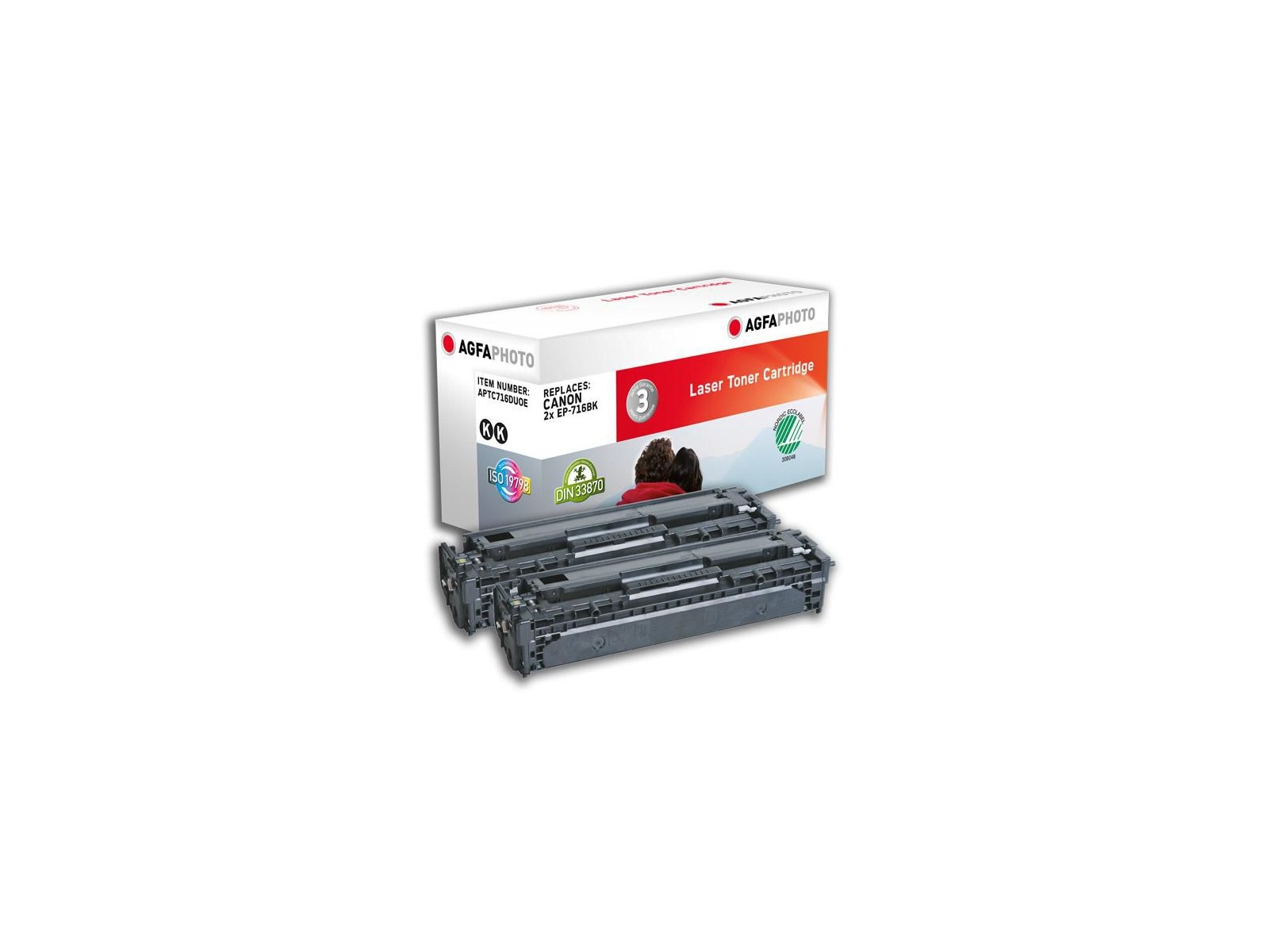 APTC716DUOE APTC716DUOE AgfaPhoto 2x 2200 page yield, f/Canon, Black APTC716DUOE APTC716DUOE AgfaPhoto 2x 2200 page yield, f/Canon, Black