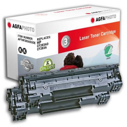 APTHP283ADUOE AgfaPhoto Toner 2x Black