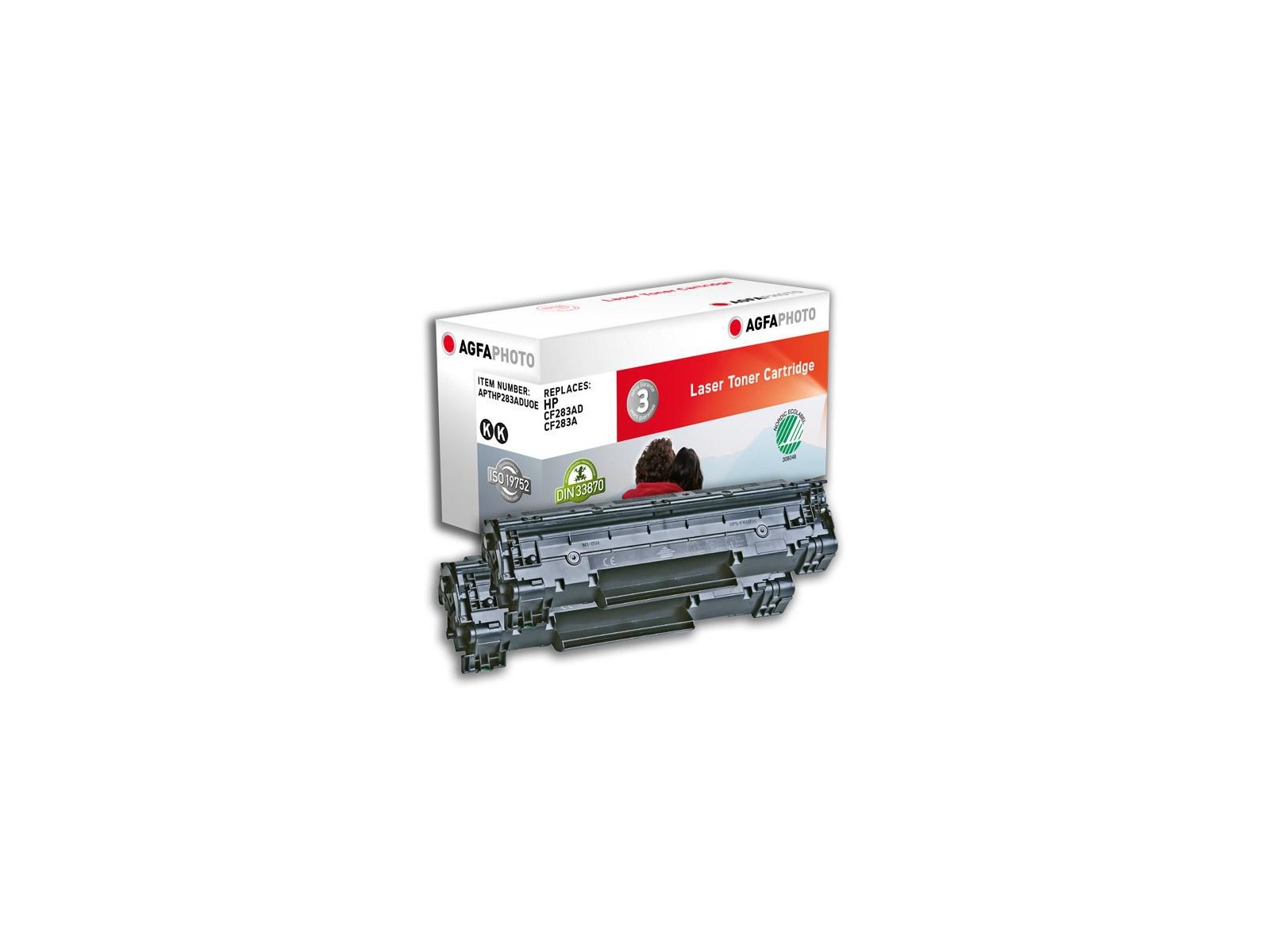 APTHP283ADUOE APTHP283ADUOE AgfaPhoto Toner 2x Black APTHP283ADUOE APTHP283ADUOE AgfaPhoto Toner 2x Black