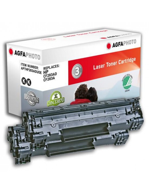 APTHP283ADUOE AgfaPhoto Toner 2x Black