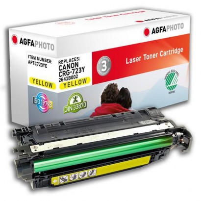 APTC723YE APTC723YE AgfaPhoto 8500 page yield, f/Canon, Yellow