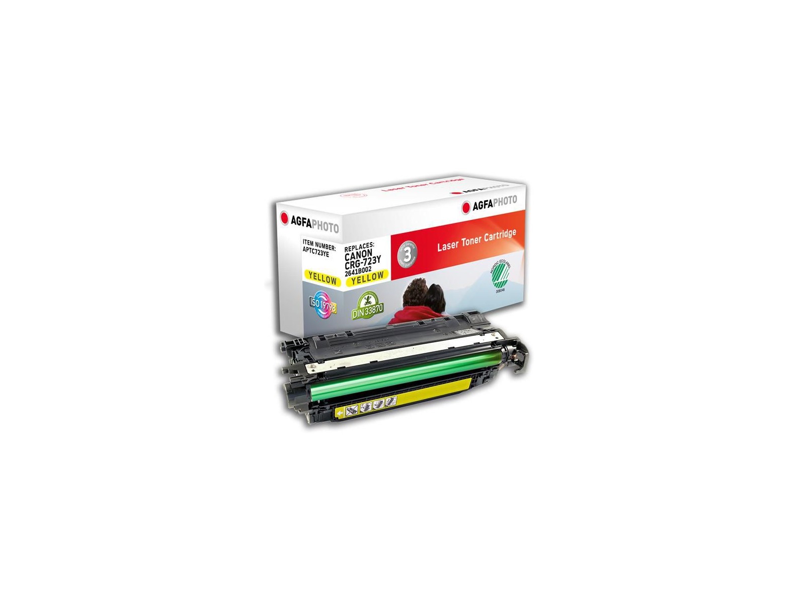 APTC723YE APTC723YE AgfaPhoto 8500 page yield, f/Canon, Yellow APTC723YE APTC723YE AgfaPhoto 8500 page yield, f/Canon, Yellow