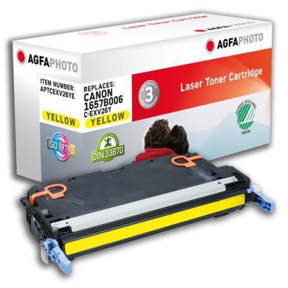 APTCEXV26YE APTCEXV26YE AgfaPhoto 6000 page yield, f/Canon, Yellow