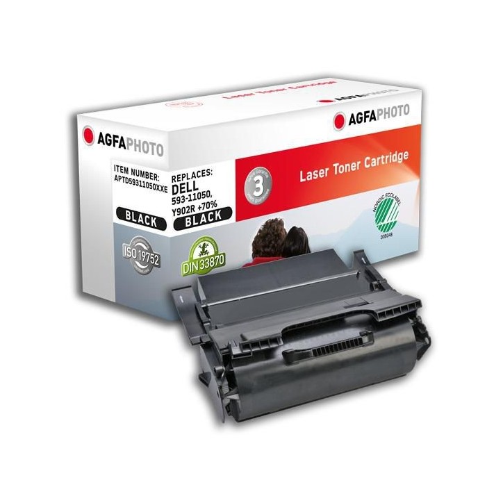 APTD59311050XXE AgfaPhoto 36000 page yield, f/Dell, Black