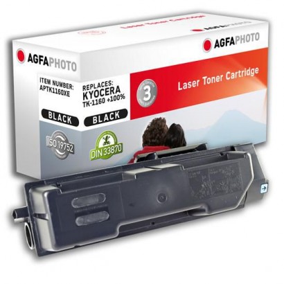 APTK1160XE AgfaPhoto Toner Cartridge for Kyocera ECOSYS P2040dn, Black, 14400 pages