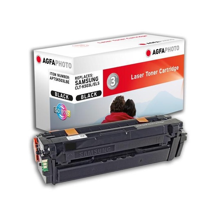 APTSK503LBE AgfaPhoto 8000 page yield, f/Samsung, black