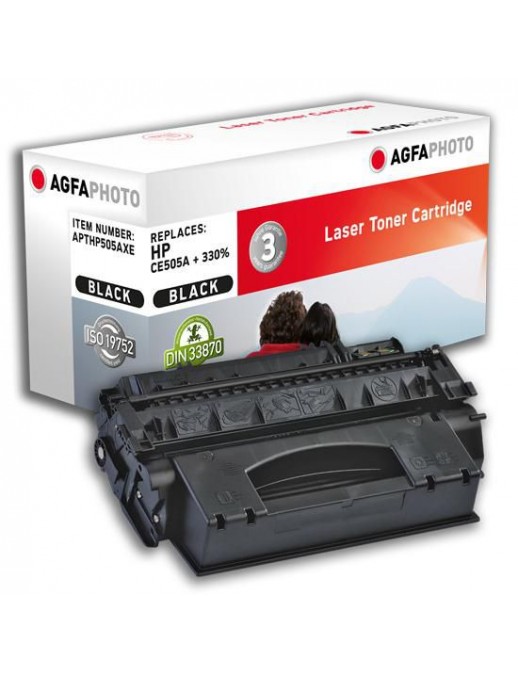 APTHP505AXE AgfaPhoto Toner Cartridge for HP LaserJet P2035, Black, 10000 pages