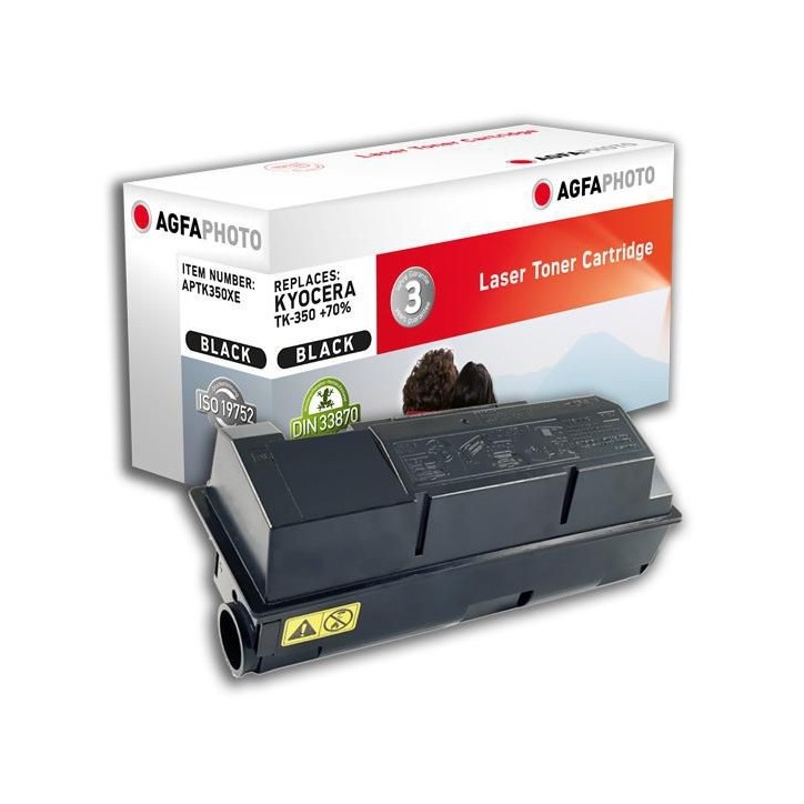 APTK350XE AgfaPhoto 25500 page yield, f/Kyocera, Black