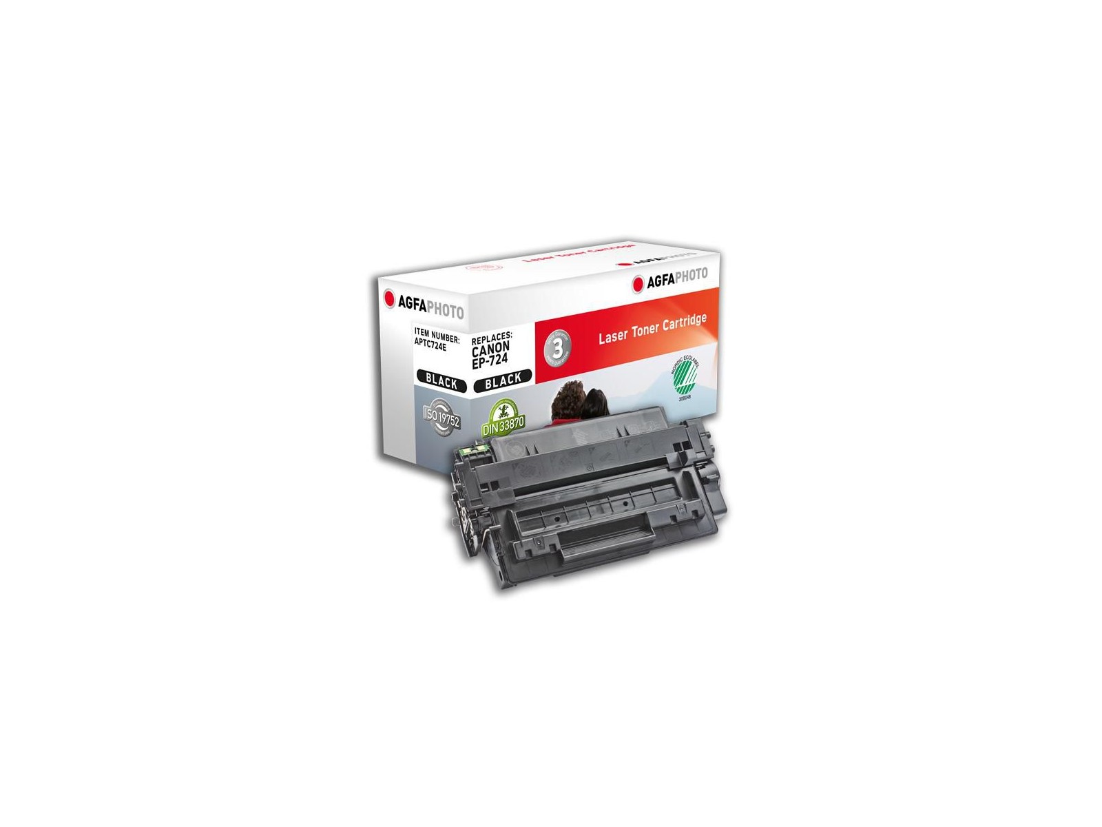 APTC724E APTC724E AgfaPhoto 6000 page yield, f/Canon, Black APTC724E APTC724E AgfaPhoto 6000 page yield, f/Canon, Black
