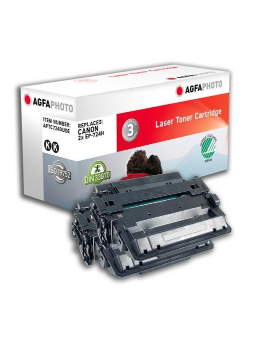 APTC724DUOE APTC724DUOE AgfaPhoto Toner 2x Black