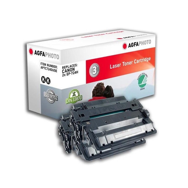 APTC724DUOE AgfaPhoto Toner 2x Black