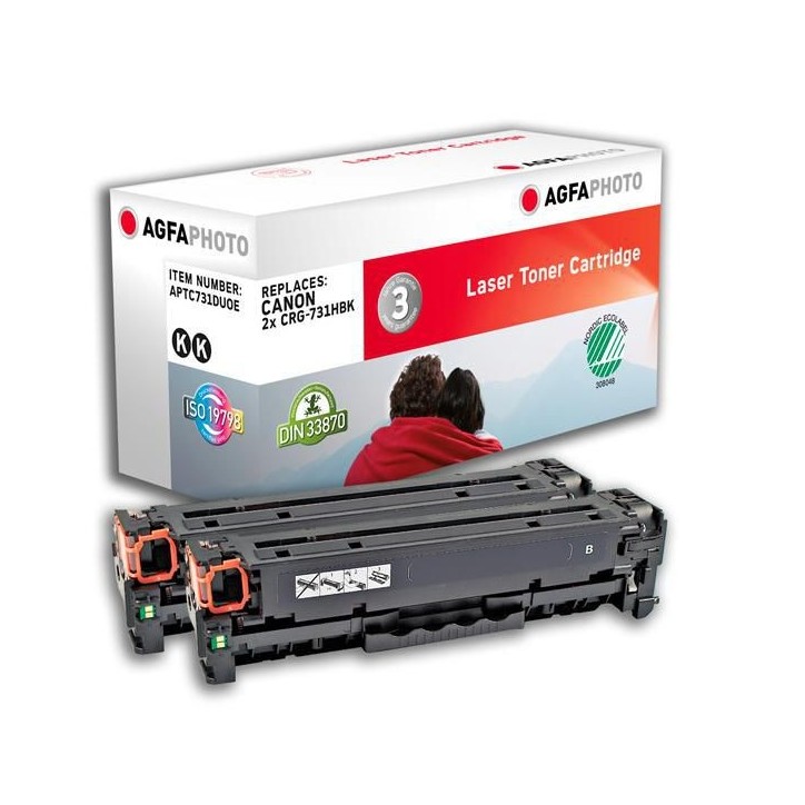 APTC731DUOE AgfaPhoto Toner 2x Black