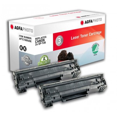 APTC726DUOE AgfaPhoto Toner 2x Black