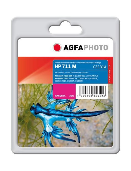 APHP711M AgfaPhoto Magenta, 30ml, HP DesignJet T120/T520