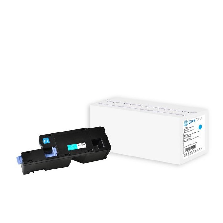 QI-DE1002C CoreParts Toner Cyan 593-11021 Pages: 1.400 Dell 1250 High Yield Series 593-11021, 593-11141