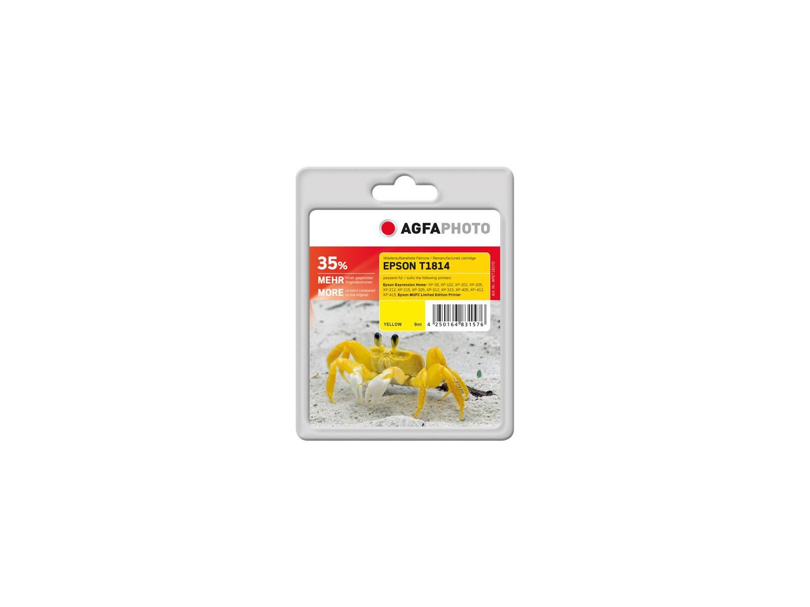 APET181SETD APET181SETD AgfaPhoto 650, yellow APET181SETD APET181SETD AgfaPhoto 650, yellow