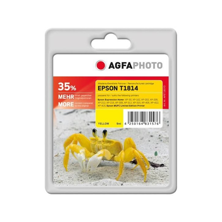APET181SETD AgfaPhoto 650, yellow APET181SETD AgfaPhoto 650, yellow